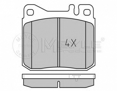 MEYLE 0252039215 -  Комплект тормозных колодок, дисковый тормоз