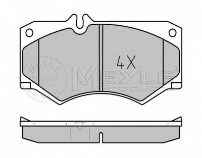 MEYLE 0252078418 -  Комплект тормозных колодок, дисковый тормоз