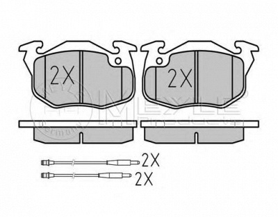 MEYLE 0252090618pd -  Колодки тормозные дисковые передние, комплект Platinum Pad