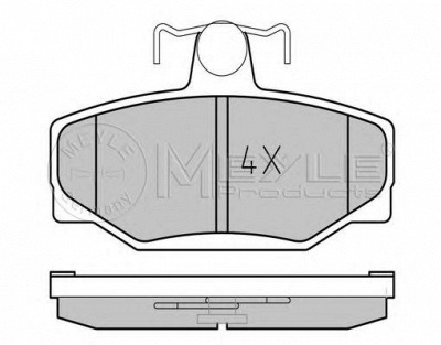 MEYLE 0252138513 -  Комплект тормозных колодок, дисковый тормоз