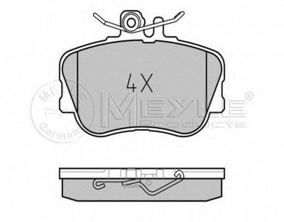 MEYLE 0252143920 -  Комплект тормозных колодок, дисковый тормоз