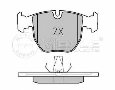 MEYLE 0252148619pd -  Колодки тормозные дисковые передние, комплект Platinum Pad