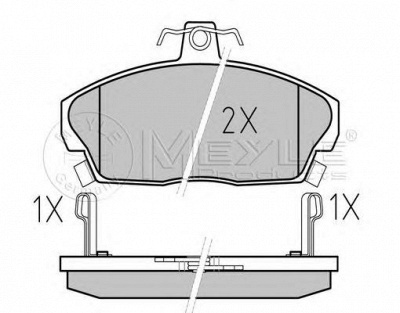 MEYLE 0252151518pd -  Колодки тормозные дисковые передние, комплект Platinum Pad