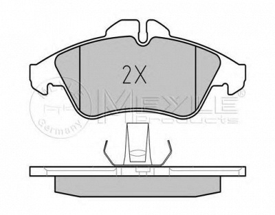 MEYLE 0252157620pd -  Колодки тормозные дисковые передние, комплект Platinum Pad