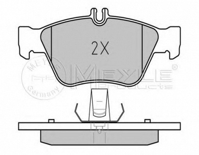 MEYLE 0252166419pd -  Колодки тормозные дисковые передние, комплект Platinum Pad