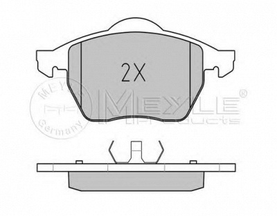 MEYLE 0252184819pd -  Колодки тормозные дисковые передние, комплект Platinum Pad