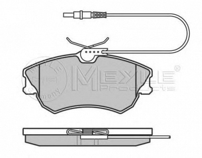 MEYLE 0252188818 -  Комплект тормозных колодок, дисковый тормоз