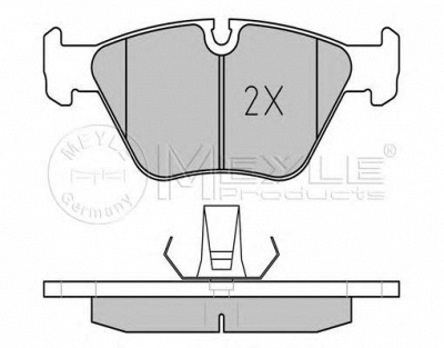 MEYLE 0252199020pd -  Колодки тормозные дисковые передние, комплект Platinum Pad