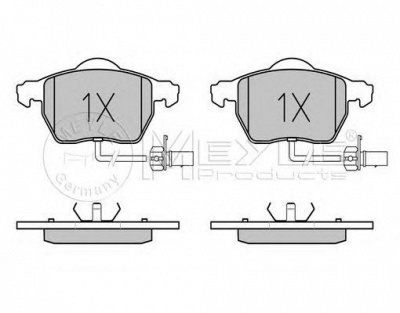 MEYLE 0252301820pd -  Колодки тормозные дисковые передние, комплект Platinum Pad