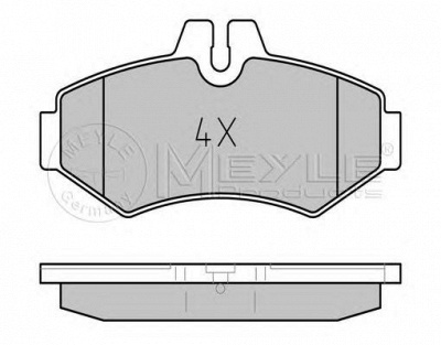 MEYLE 0252302118 -  Комплект тормозных колодок, дисковый тормоз