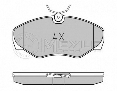 MEYLE 0252309918pd -  Колодки тормозные дисковые передние, комплект Platinum Pad