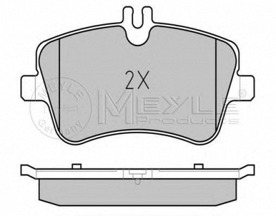 MEYLE 0252314419 -  Комплект тормозных колодок, дисковый тормоз