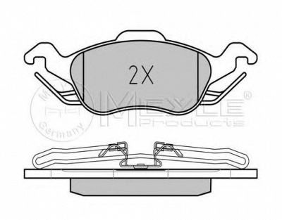 MEYLE 0252315419pd -  Колодки тормозные дисковые передние, комплект Platinum Pad