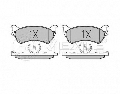 MEYLE 0252318917pd -  Колодки тормозные дисковые задниеие, комплект Platinum Pad