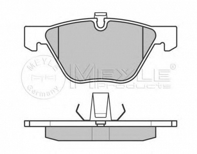 MEYLE 0252331320pd -  Колодки тормозные дисковые передние, комплект Platinum Pad