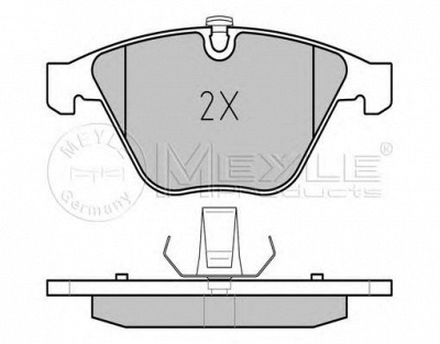 MEYLE 0252334720pd -  Колодки тормозные дисковые передние, комплект Platinum Pad
