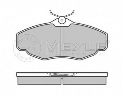 MEYLE 0252345219 -  Комплект тормозных колодок, дисковый тормоз