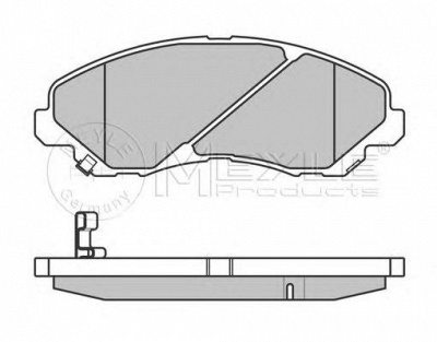 MEYLE 0252358416w -  Комплект тормозных колодок, дисковый тормоз