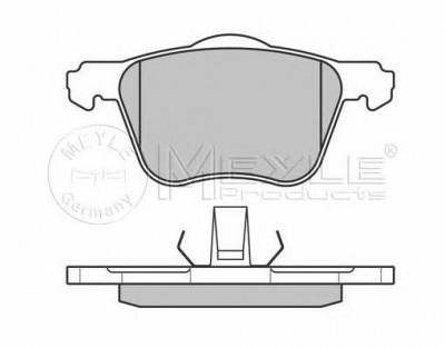MEYLE 0252359018pd -  Колодки тормозные дисковые передние, комплект Platinum Pad