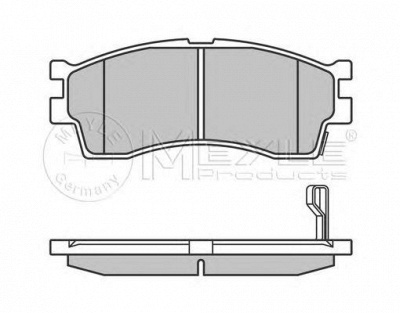 MEYLE 0252387316w -  Комплект тормозных колодок, дисковый тормоз