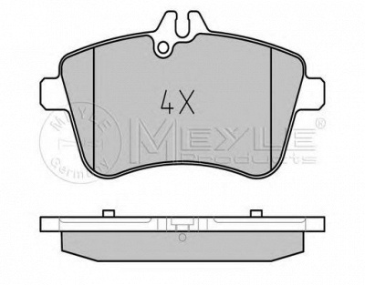 MEYLE 0252388120 -  Комплект тормозных колодок, дисковый тормоз