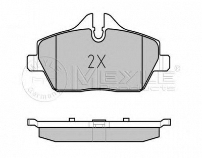 MEYLE 0252391517 -  Комплект тормозных колодок, дисковый тормоз