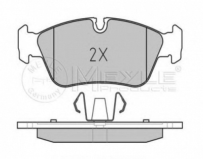 MEYLE 0252393517pd -  Колодки тормозные дисковые передние, комплект Platinum Pad