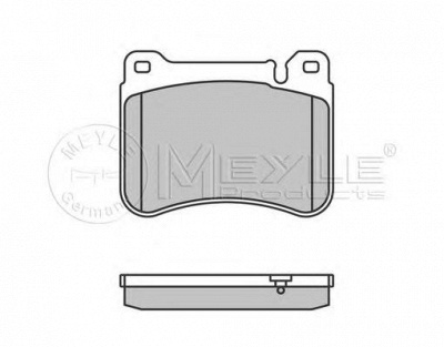 MEYLE 0252394516 -  Комплект тормозных колодок, дисковый тормоз