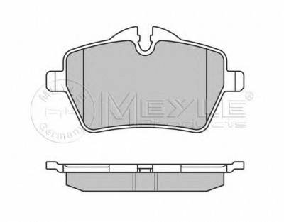 MEYLE 0252398418 -  Комплект тормозных колодок, дисковый тормоз