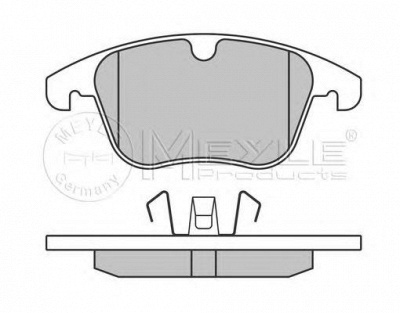 MEYLE 0252412319pd -  Колодки тормозные дисковые передние, комплект Platinum Pad