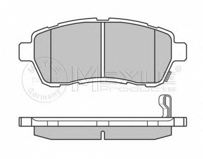 MEYLE 0252428316pd -  Колодки тормозные дисковые передние, комплект Platinum Pad