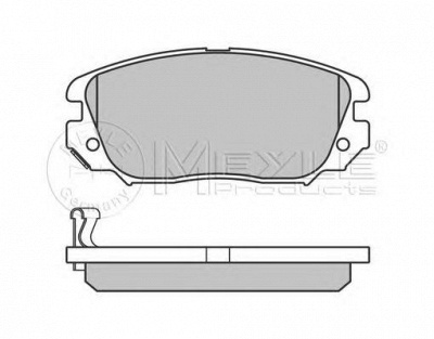 MEYLE 0252441519w -  Комплект тормозных колодок, дисковый тормоз