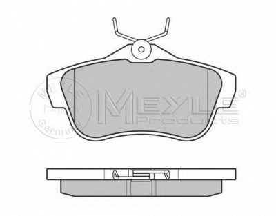 MEYLE 0252457816 -  Комплект тормозных колодок, дисковый тормоз