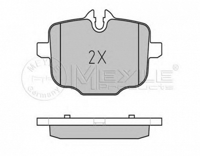 MEYLE 0252470318 -  Комплект тормозных колодок, дисковый тормоз
