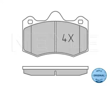 MEYLE 0252497417 -  Комплект тормозных колодок, дисковый тормоз