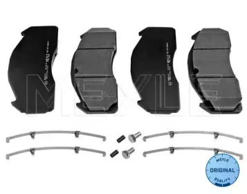MEYLE 0252912500s -  Комплект тормозных колодок, дисковый тормоз