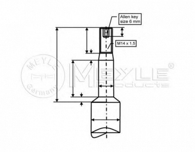 MEYLE 3266240006 -  Амортизатор
