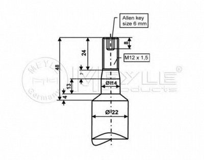 MEYLE 3266240008 -  Амортизатор