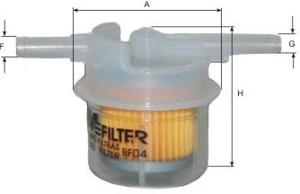 M-FILTER bf04 -  Топливный фильтр