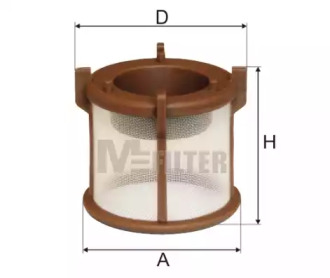 M-FILTER de3137 -  Фильтр топливный