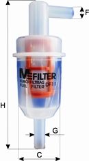 M-FILTER df11 -  Топливный фильтр