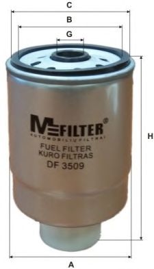 M-FILTER df3509 -  Топливный фильтр