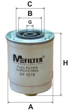 M-FILTER df3518 -  Топливный фильтр