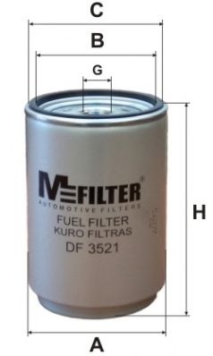 M-FILTER df3521 -  Топливный фильтр
