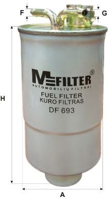 M-FILTER df693 -  Топливный фильтр