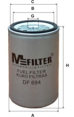 M-FILTER df694 -  Топливный фильтр