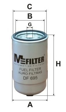 M-FILTER df695 -  Топливный фильтр