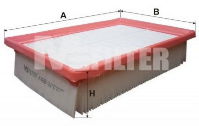 M-FILTER k468 -  Воздушный фильтр
