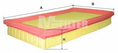 M-FILTER k7024 -  Воздушный фильтр