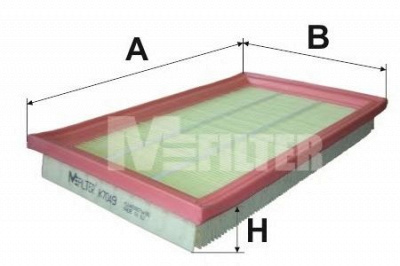 M-FILTER k7049 -  Воздушный фильтр